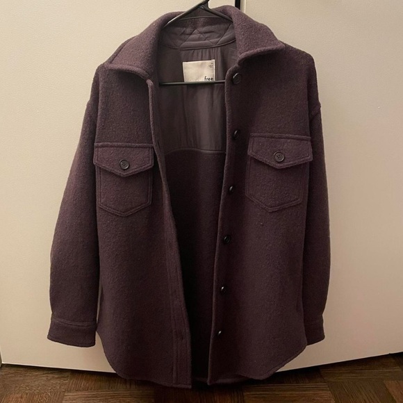 Aritzia Wilfred Free Black Pearl Ganna Jacket - Picture 1 of 4